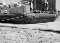 AP1-88 hovercraft at the Hovertravel maintenance hangar